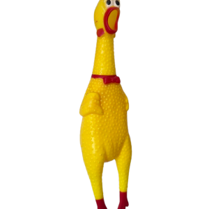 brinquedo galinha de borracha m