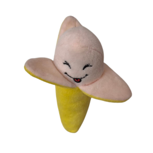 pelúcia pet "banana feliz"