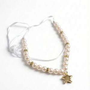 colar de pérolas pet